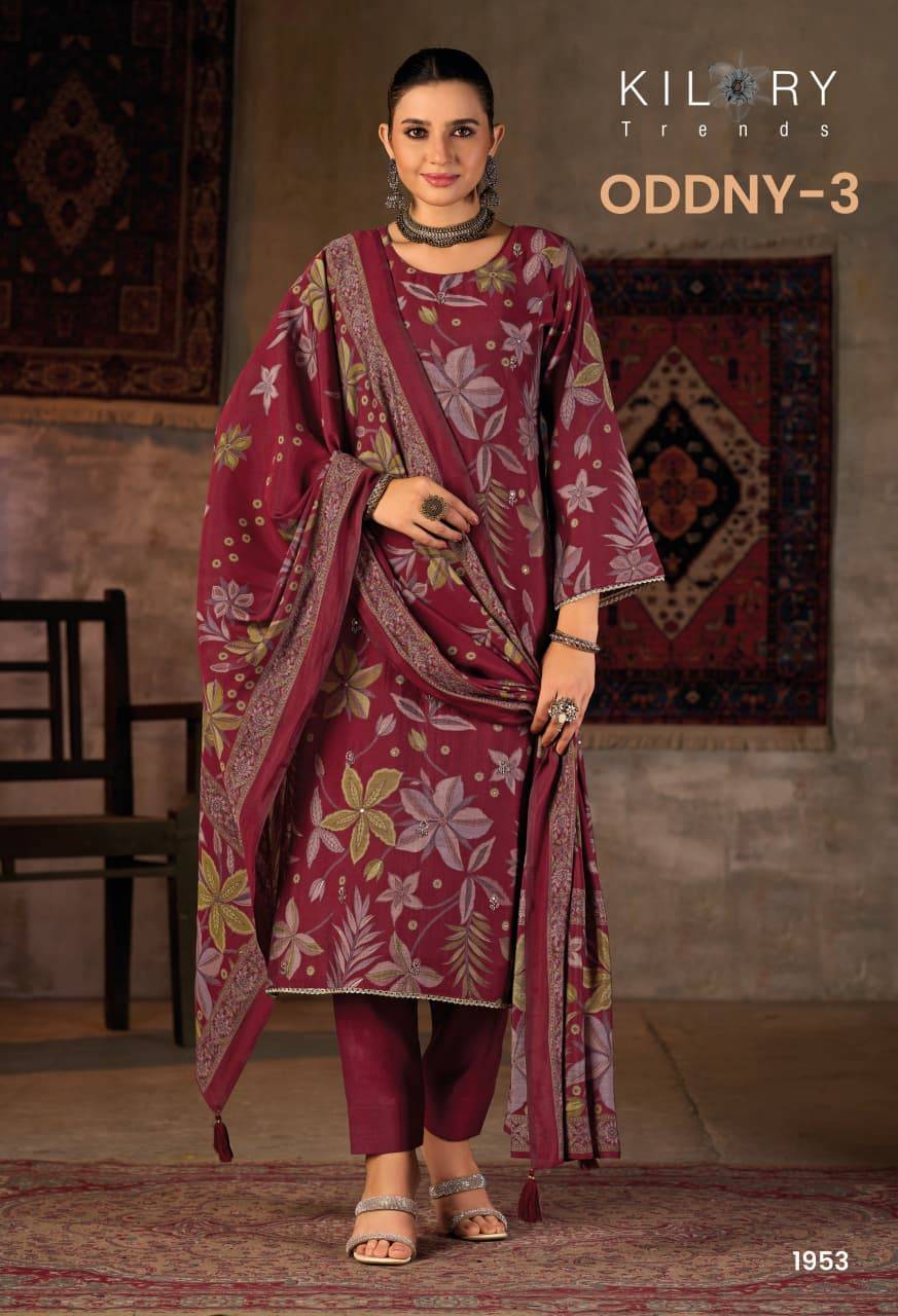 Kilory Oddny Vol 3 Dress materials wholesale in Surat